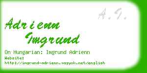 adrienn imgrund business card